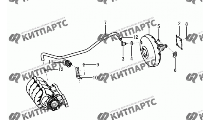 Вакуумный усилитель Dong Feng S30